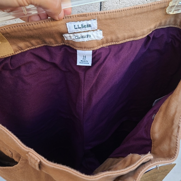 L.L. Bean | Women's True Shape High-Rise Straight-Leg Fleece-Lined Jeans NEW - Picture 4 of 13